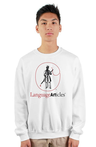 Language Articles Heavy Crew Neck Sweatshirt