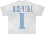 RISEN ONE White & Carolina Blue T-Shirt